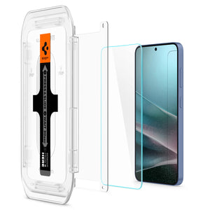 Spigen Galaxy S25 / S24 Screen Protector Glas.tR EZ Fit HD (2 Pack) view 6