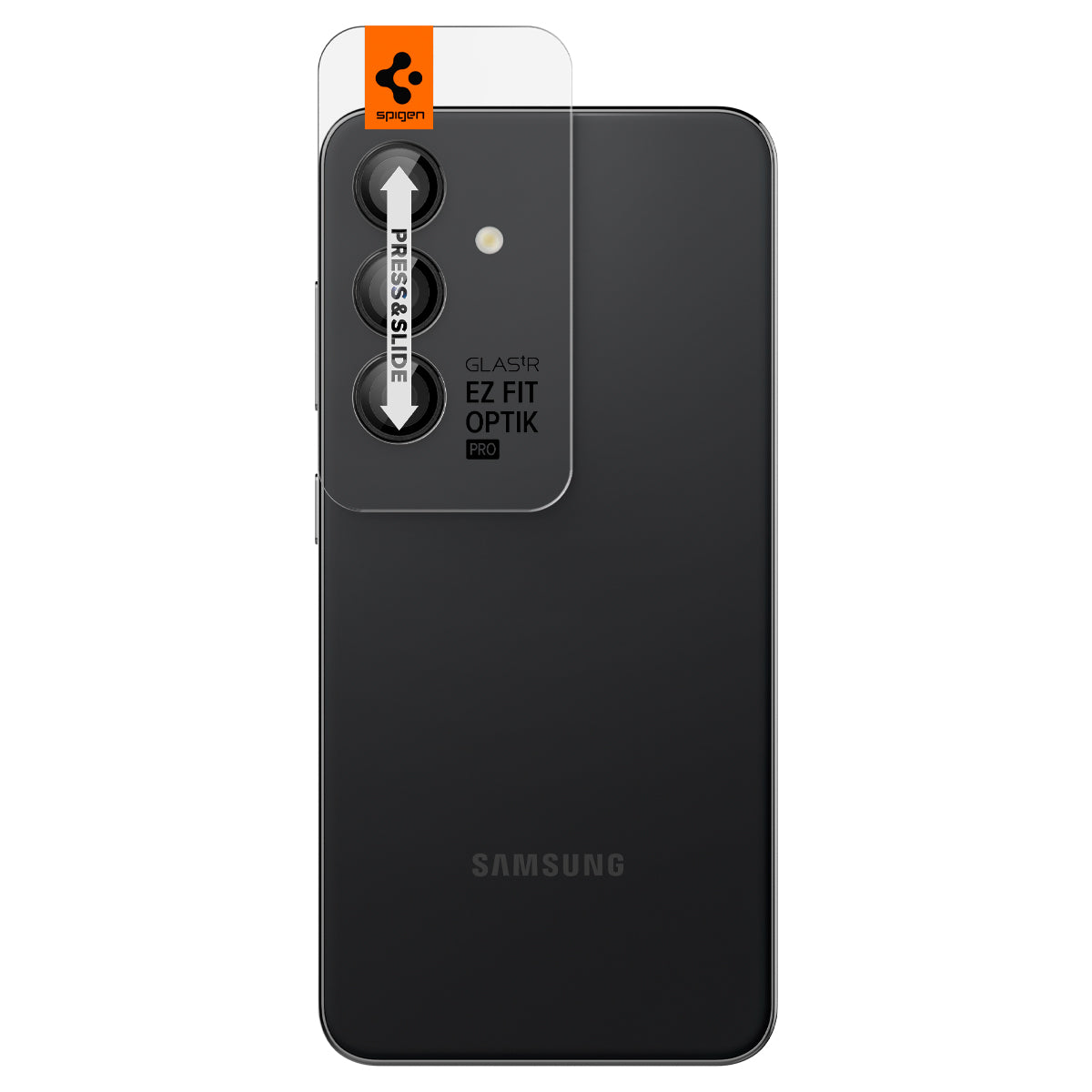Spigen Galaxy S24 Plus Lens Protector Optik Pro EZ Fit (2 Pack) view 8