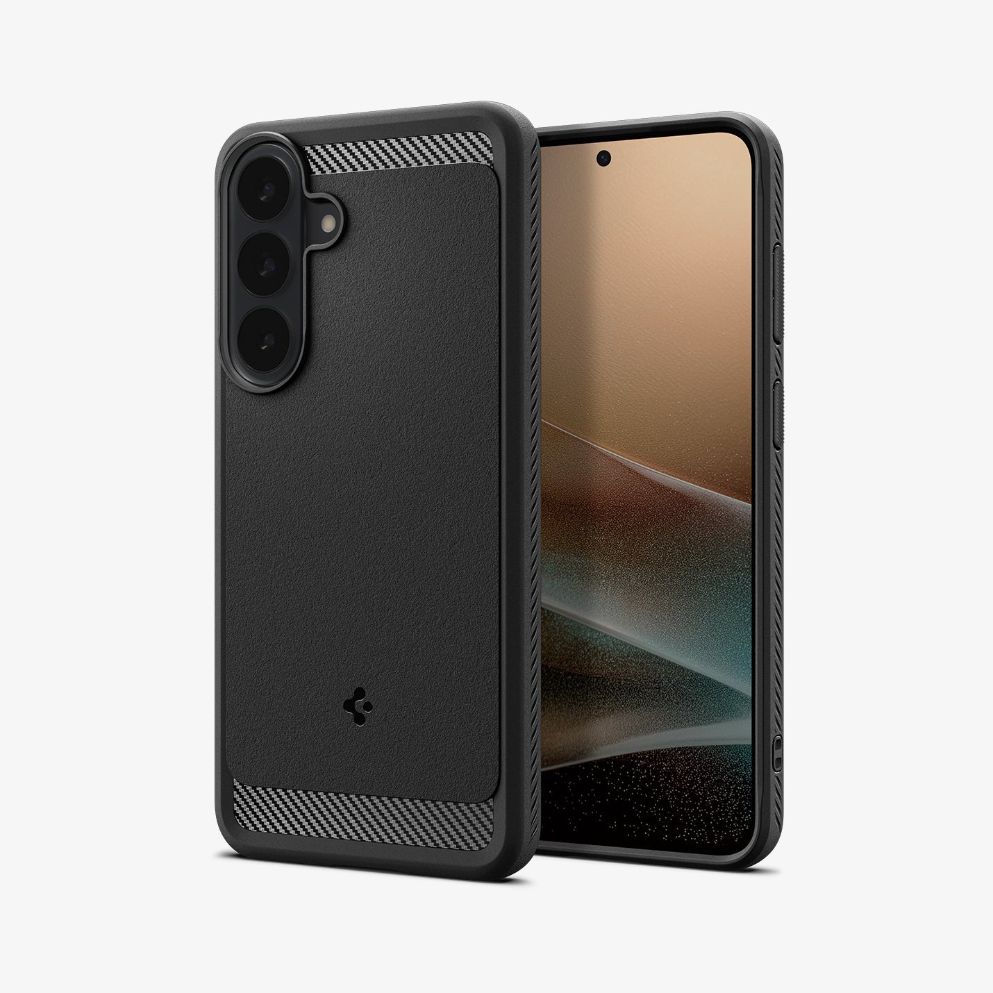 Spigen Galaxy S26 FE Rugged Armor Matte Black product detail