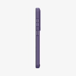 Spigen Galaxy S26 Case Ultra Hybrid (Mag Fit) Deep Purple showing the side