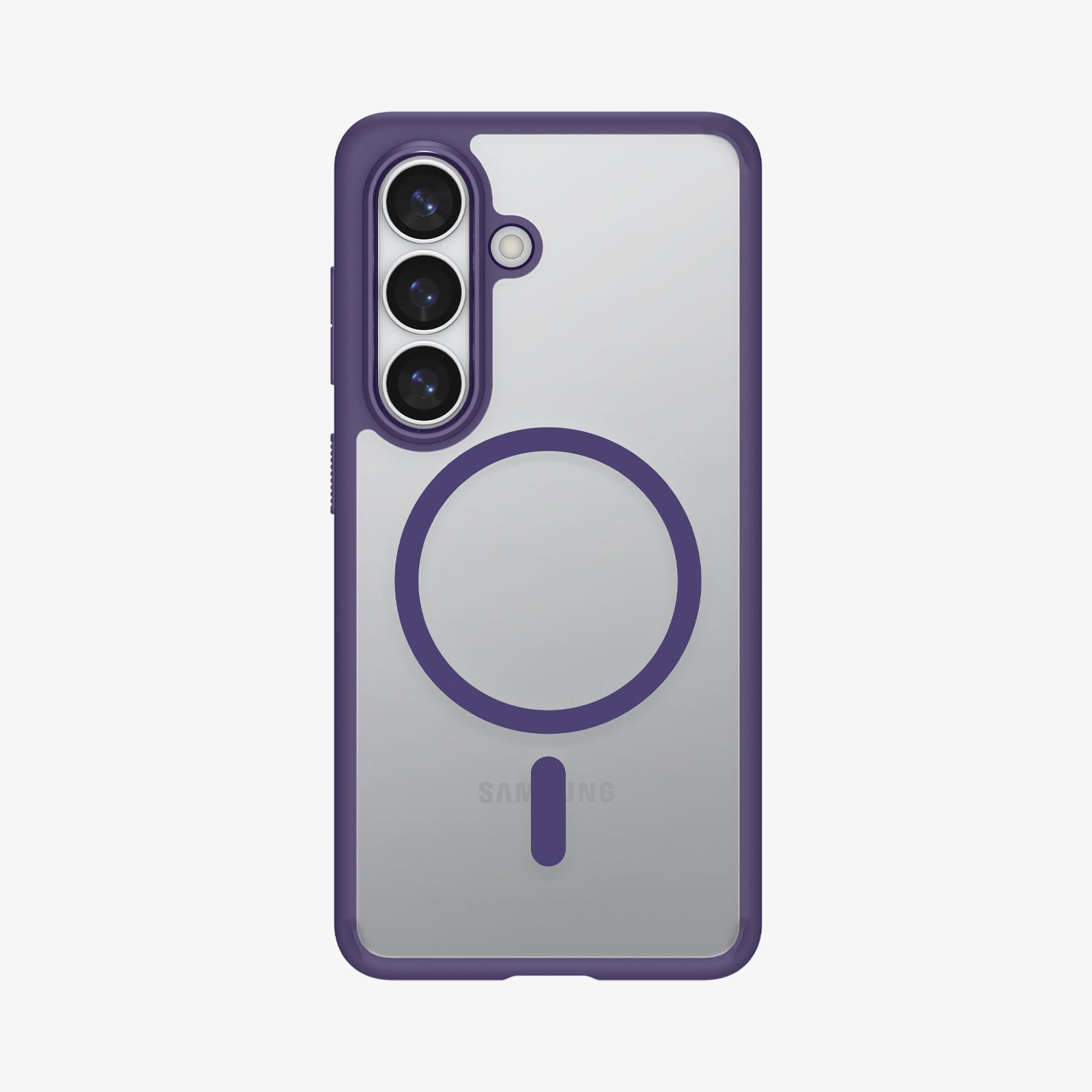 Spigen Galaxy S26 Case Ultra Hybrid (Mag Fit) Deep Purple showing the back