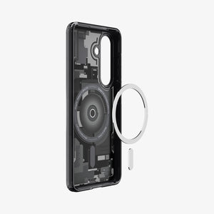 Spigen Galaxy S26 Case Ultra Hybrid Zero One (Mag Fit) Black showing the back and partial side with mag fit technology