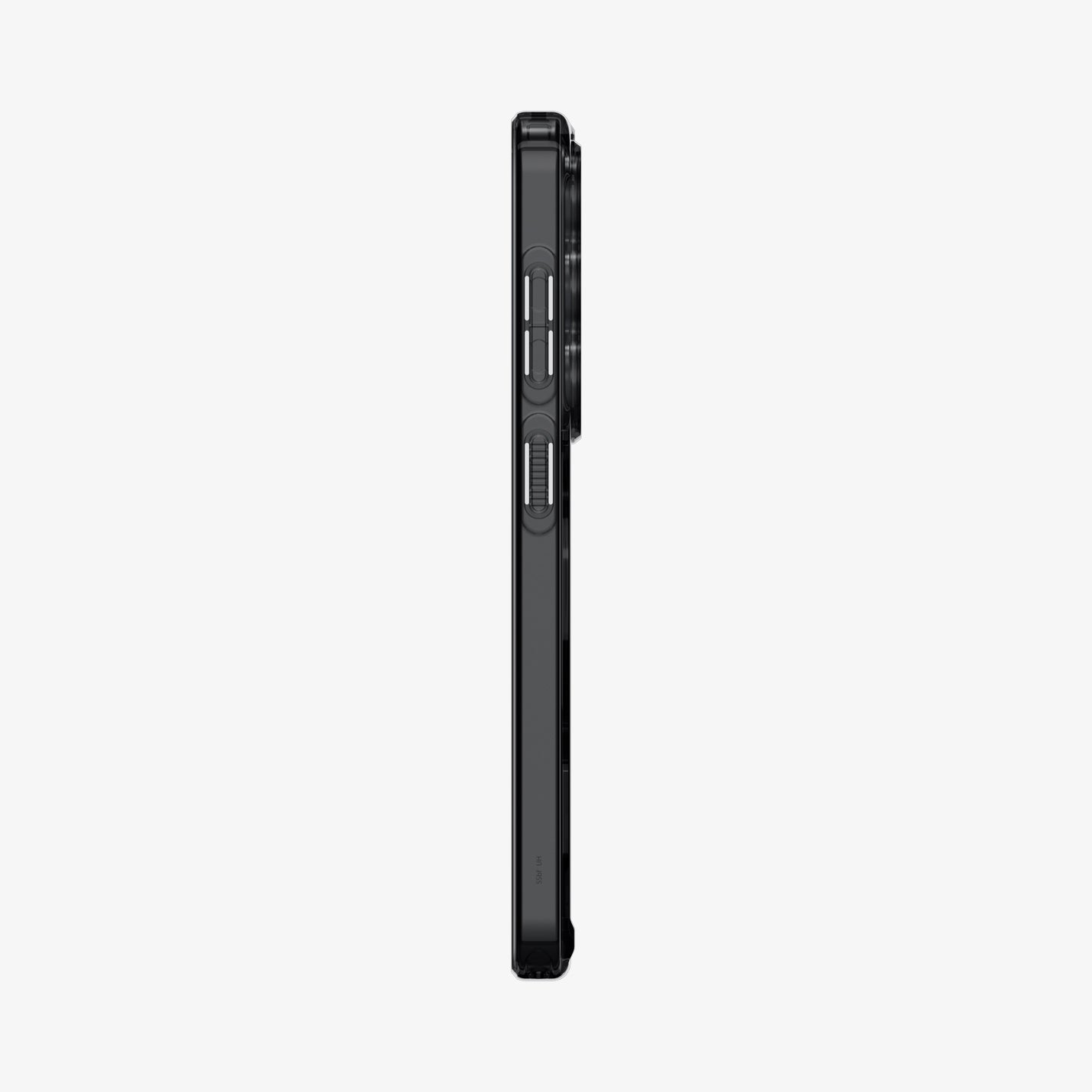 Spigen Galaxy S26 Case Ultra Hybrid Zero One (Mag Fit) Black showing the side