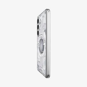 Spigen Galaxy S26 Case Ultra Hybrid Zero One (Mag Fit) White showing the back and partial side