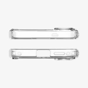 Spigen Galaxy S26 Case Ultra Hybrid Zero One (Mag Fit) White showing the top and bottom