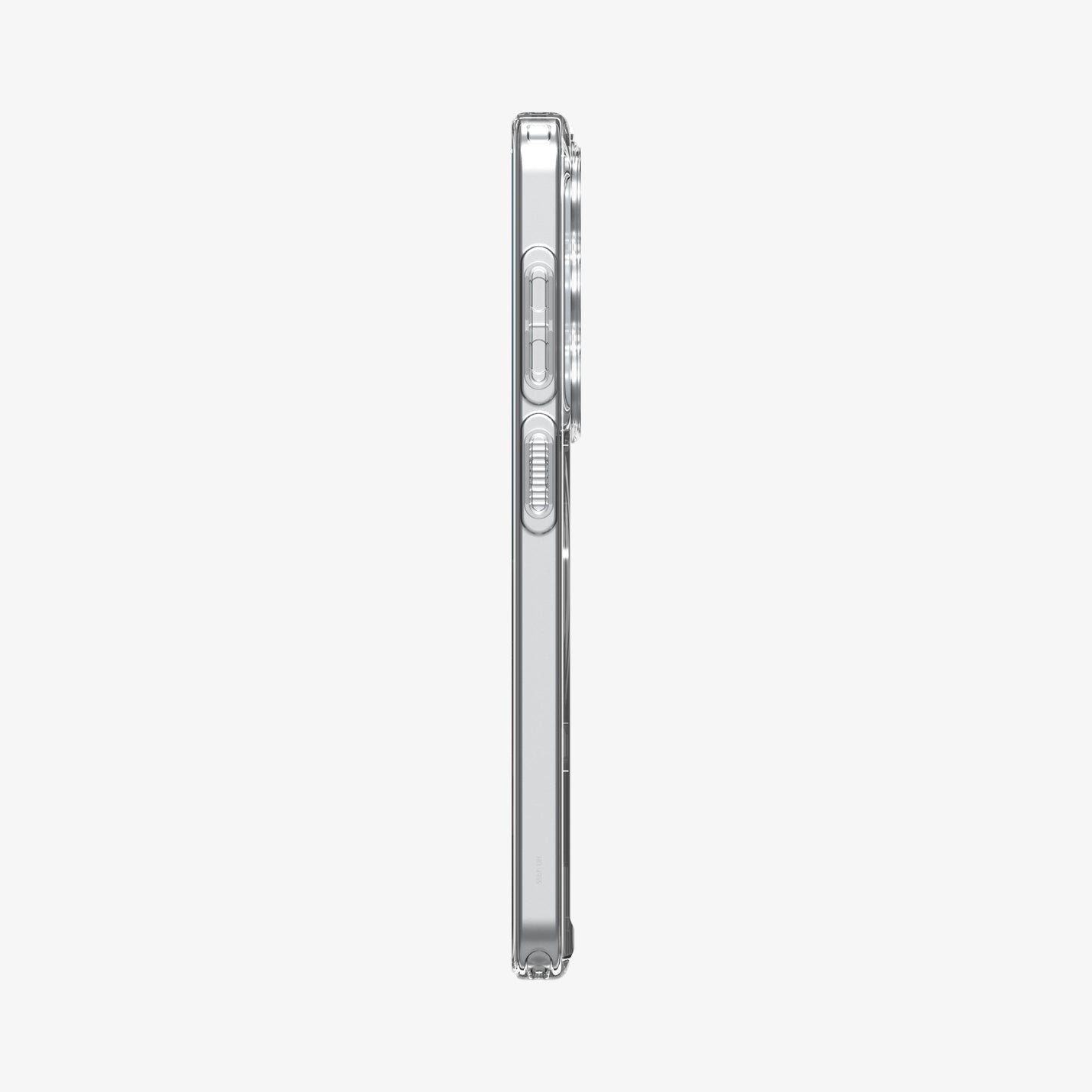 Spigen Galaxy S26 Case Ultra Hybrid Zero One (Mag Fit) White showing the side
