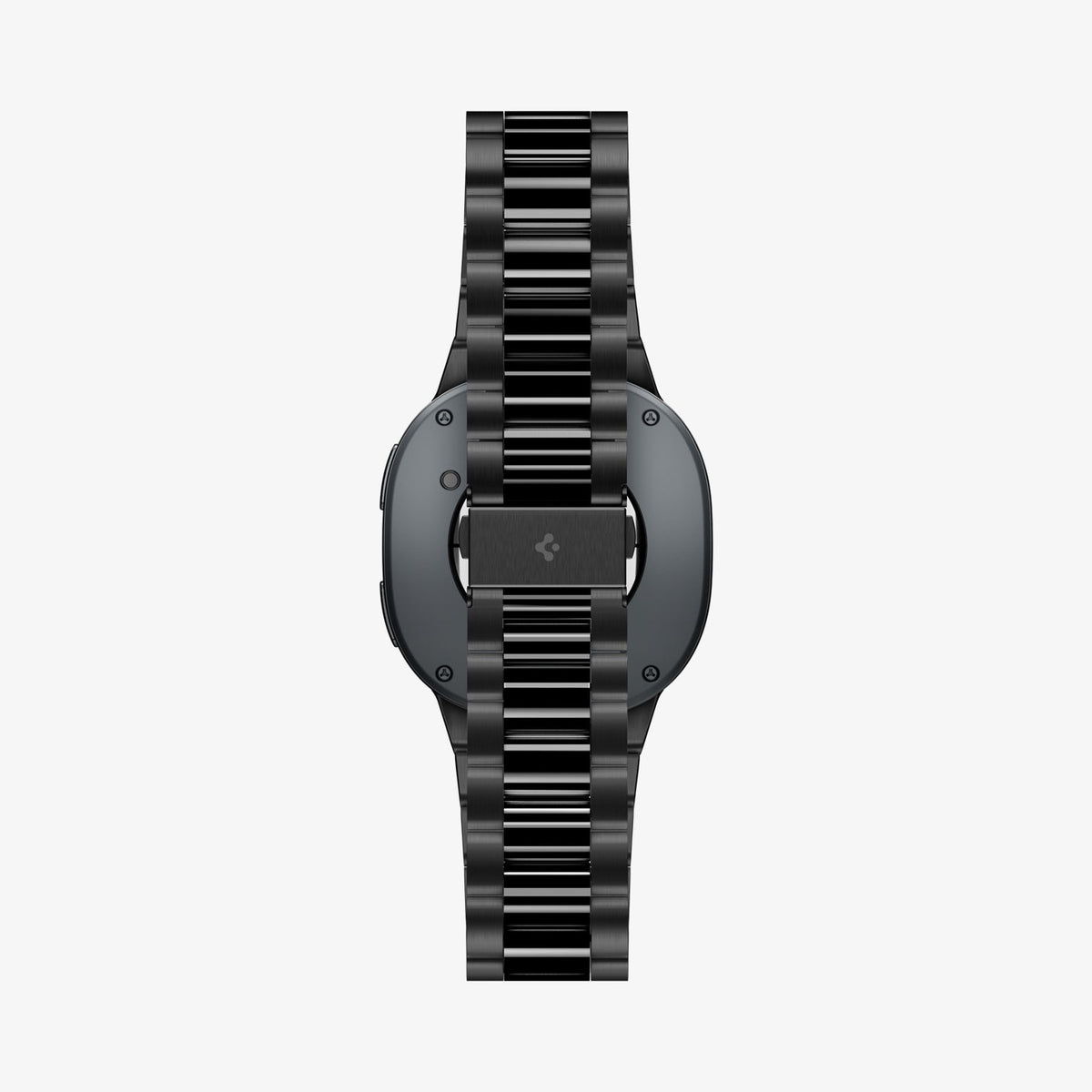 Black Spigen Modern Fit 316L Galaxy Watch band product and feature view 5