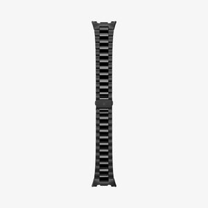 Black Spigen Modern Fit 316L Galaxy Watch band product and feature view 2