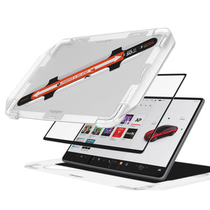 Spigen Tesla Model 3 / Model Y Screen Protector (15.4") Screen Protector GLAS.tR EZ Fit AluminaCore view 6
