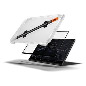 Spigen Tesla Model Y Screen Protector (16“) Screen Protector GLAS.tR EZ Fit AluminaCore Anti-Glare view 5