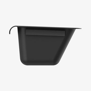 Side profile of the black Spigen TO222J underseat organizer