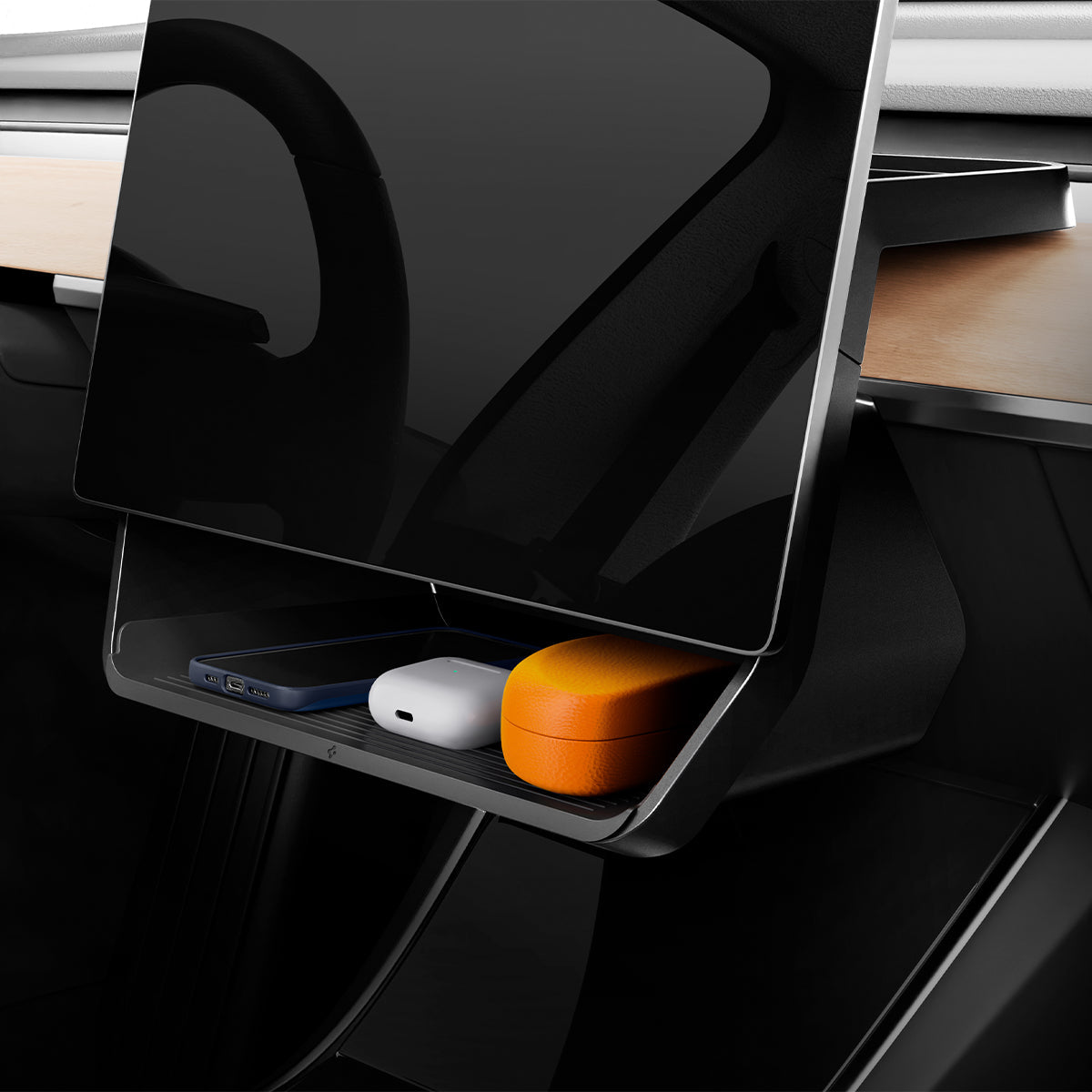 Spigen Tesla Model 3 2017–2023 / Model Y 2020–2024 Under Screen Organizer – official image 2