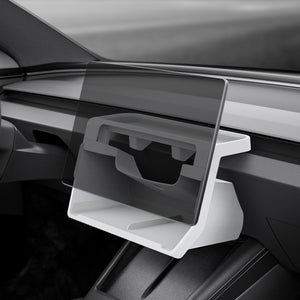 Side view of Spigen TO227H under-screen organizer in White