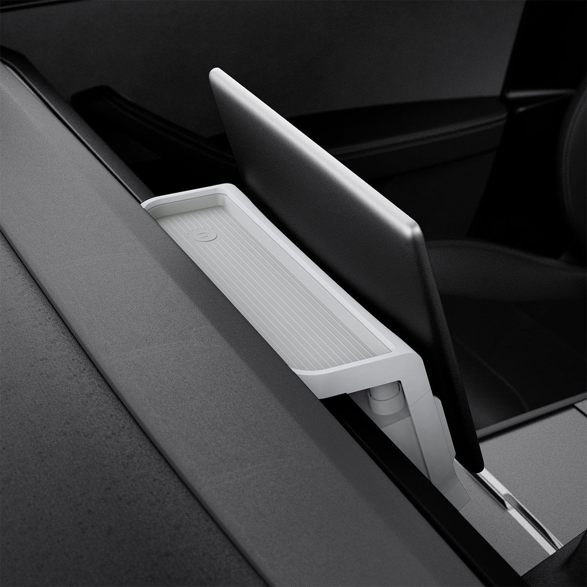 Side and rear view of Spigen TO227H White organizer