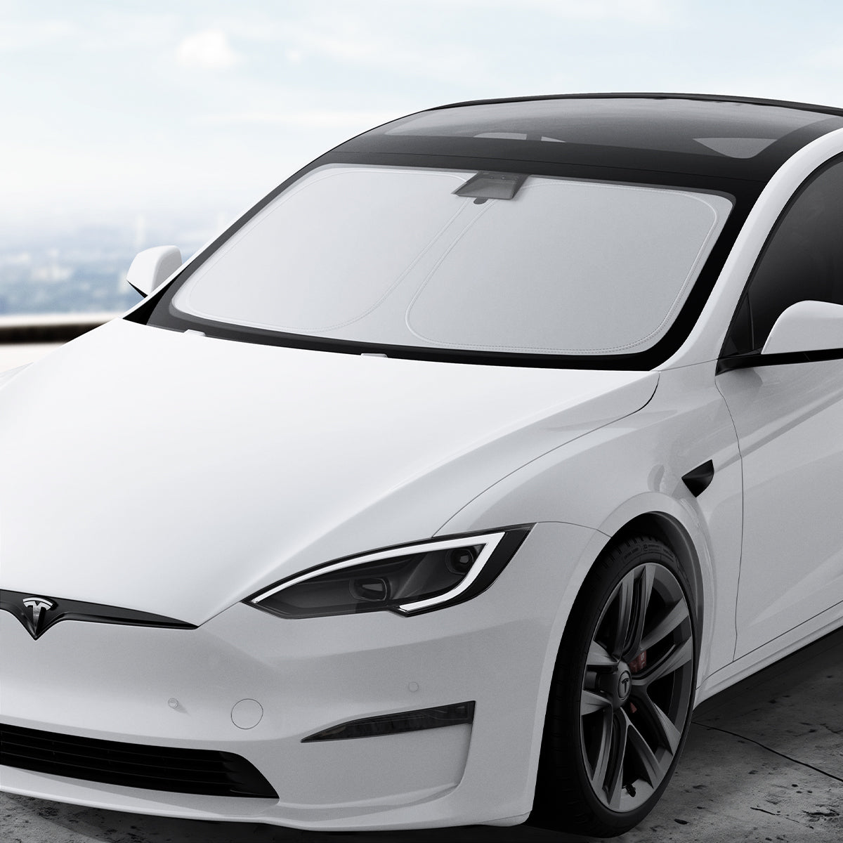 Spigen Tesla Model S CryoShade Windshield Sunshade – official detail 20