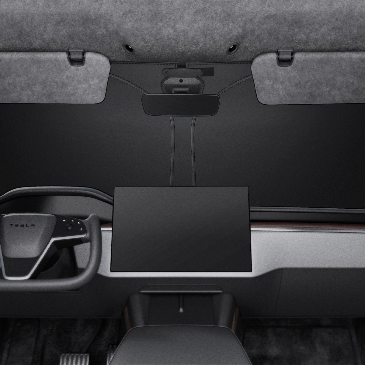 Spigen Tesla Model S CryoShade Windshield Sunshade – official detail 10