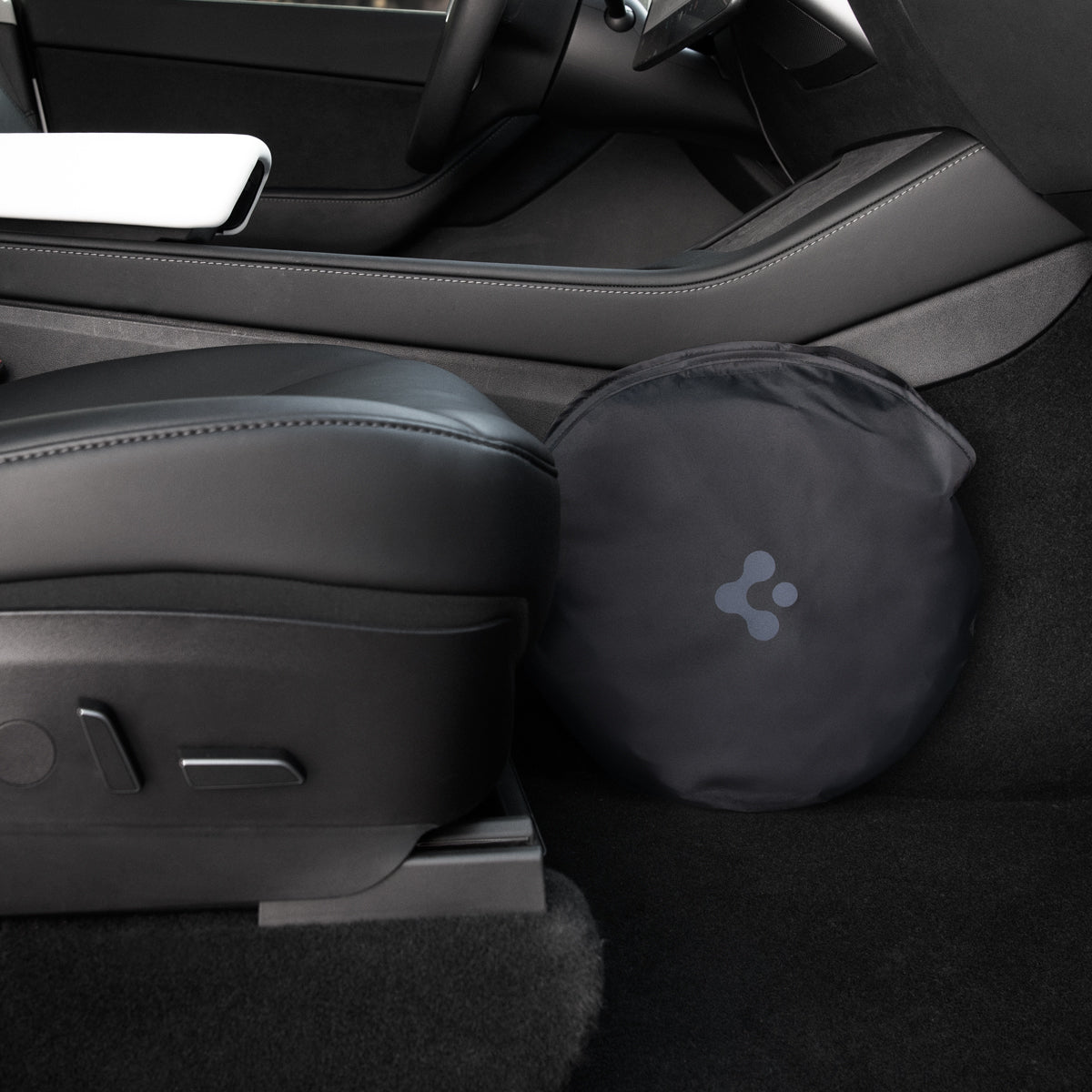 Spigen Tesla Model S CryoShade Windshield Sunshade – official detail 2