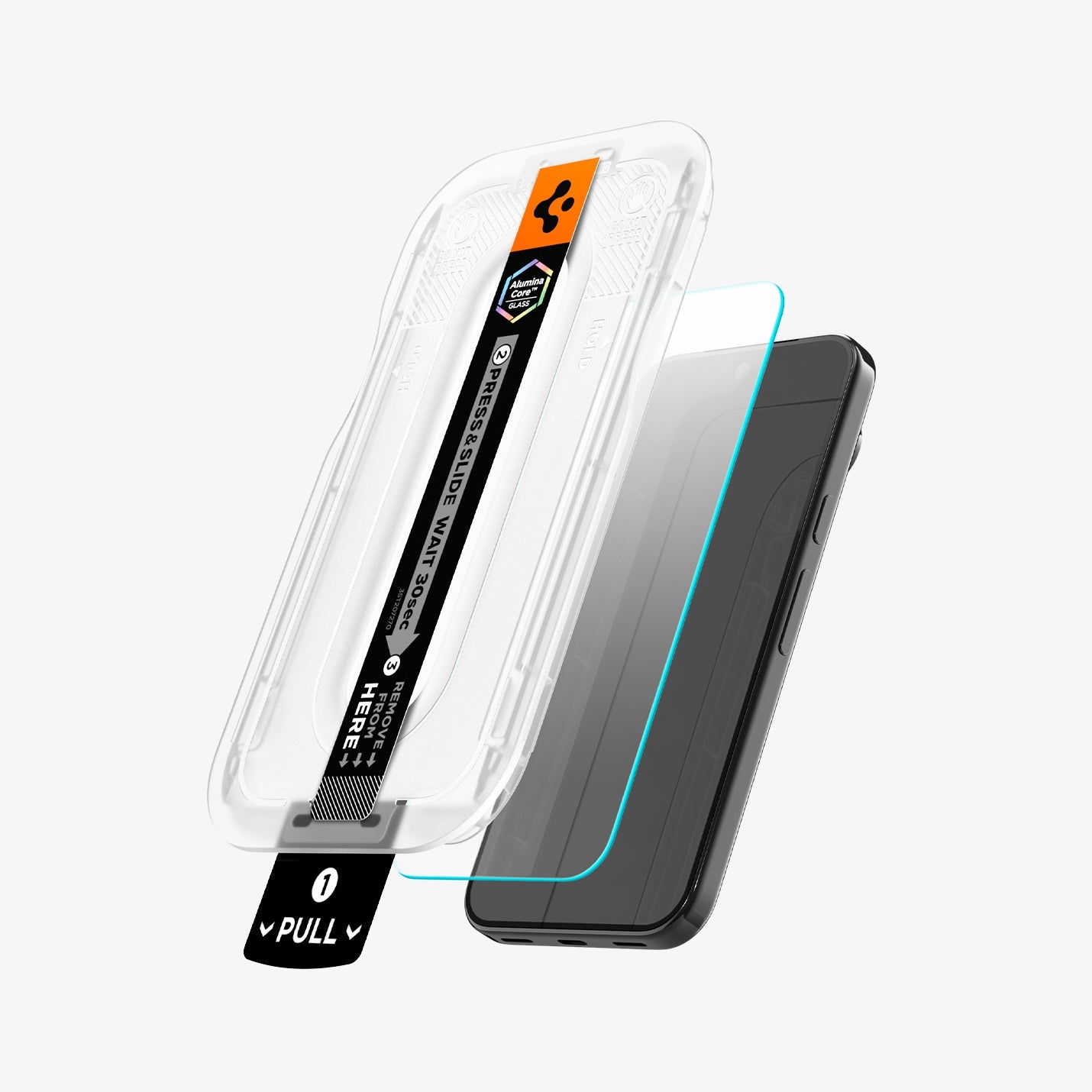 Spigen Pixel 11 / Pixel 11 Pro Screen Protector – GLAS.tR EZ Fit Pro (2 Pack) - Clear - image 2