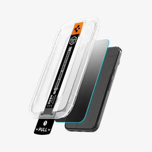 Spigen Pixel 11 Pro Privacy Screen Protector – GLAS.tR EZ Fit Pro (2 Pack) - Privacy - image 2