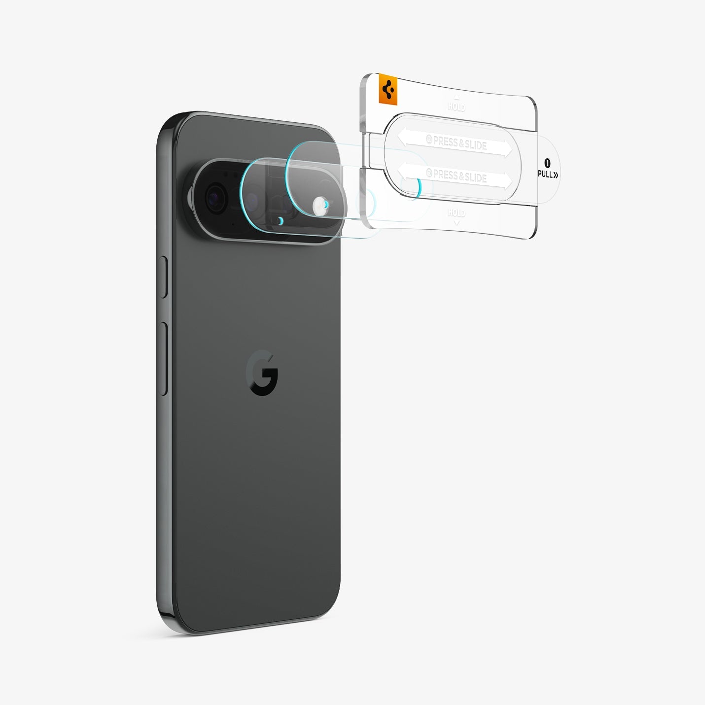 Spigen Optik EZ Fit Pro Camera Lens Protector for Pixel 11 Pro (2 Pack) - Crystal Clear - image 3