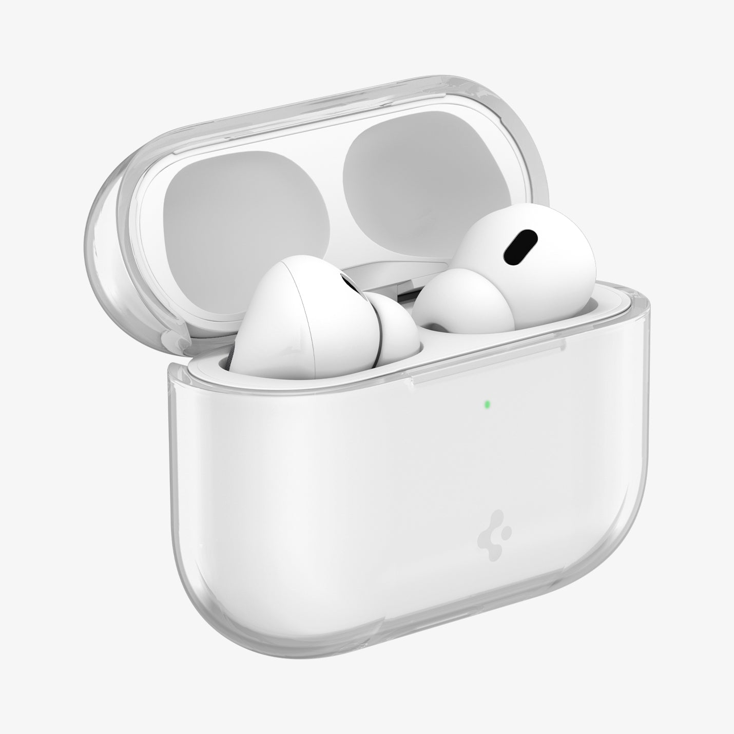 Side view of Spigen Liquid Crystal clear AirPods Pro 3 case