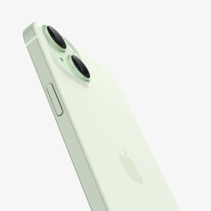 Spigen iPhone 15 / 14 Lens Protector – Optik Pro EZ Fit (2 Pack) — Green detail 2