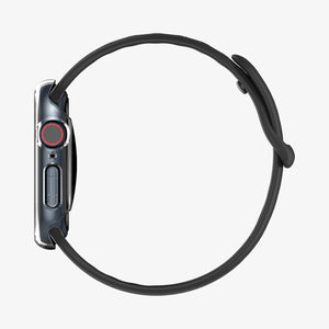 ACS08589 - Apple Watch Series 11 / 10 (42mm) Case Thin Fit in Crystal Clear showing the side