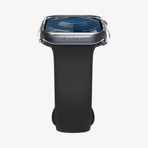ACS08589 - Apple Watch Series 11 / 10 (42mm) Case Thin Fit in Crystal Clear showing the partial front and side