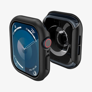 ACS08601 - Apple Watch Series 11 / 10 (46mm) Case Thin Fit in Black showing the front, back and partial sides