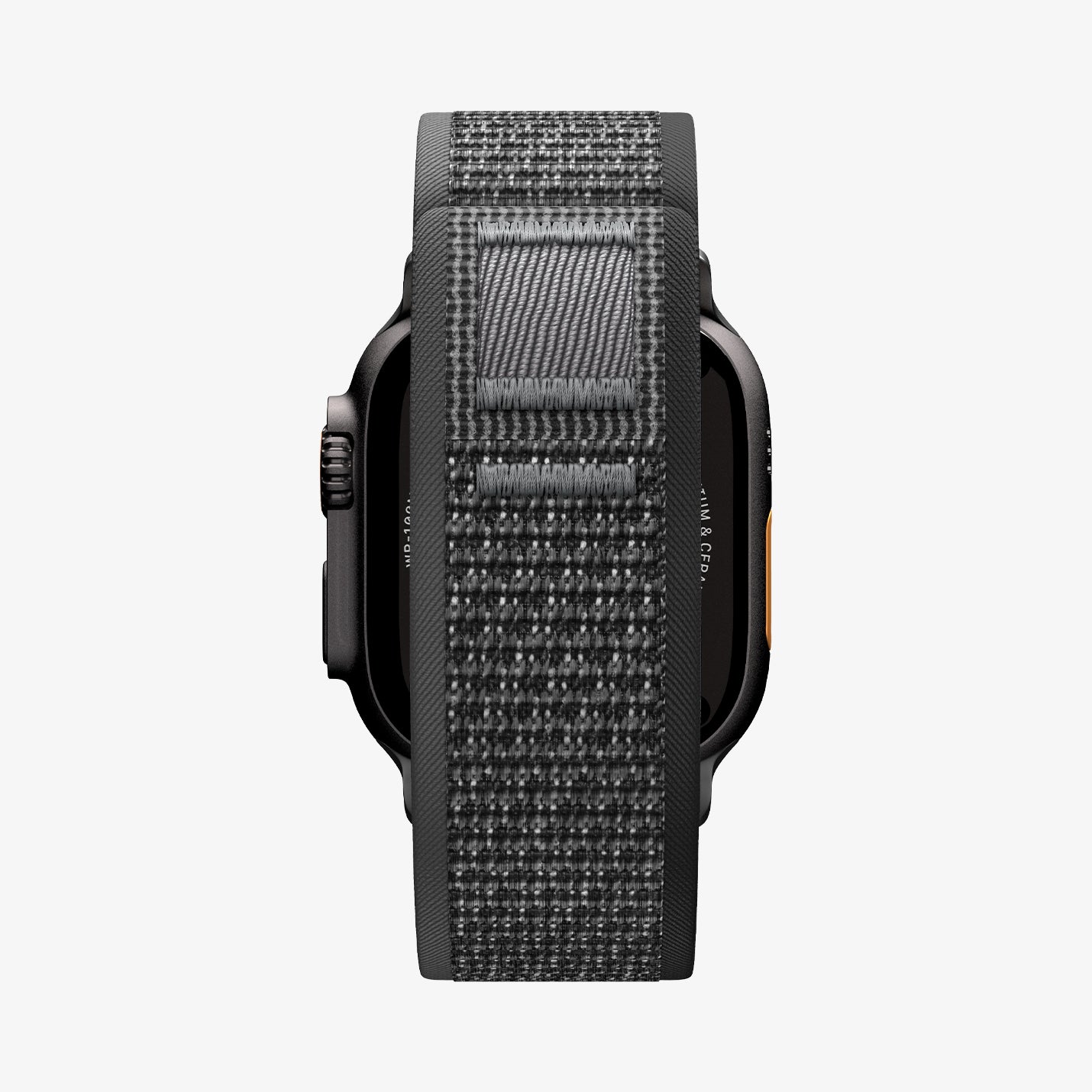 Active Black Gray Spigen Athlex Air 2 Apple Watch band product and feature view 10