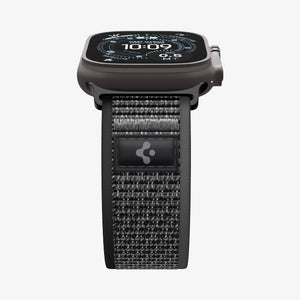 Active Black Gray Spigen Athlex Air 2 Apple Watch band product and feature view 9