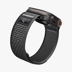 Active Black Gray Spigen Athlex Air 2 Apple Watch band product and feature view 6