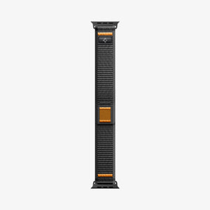 Active Black Orange Spigen Athlex Air 2 Apple Watch band product and feature view 8