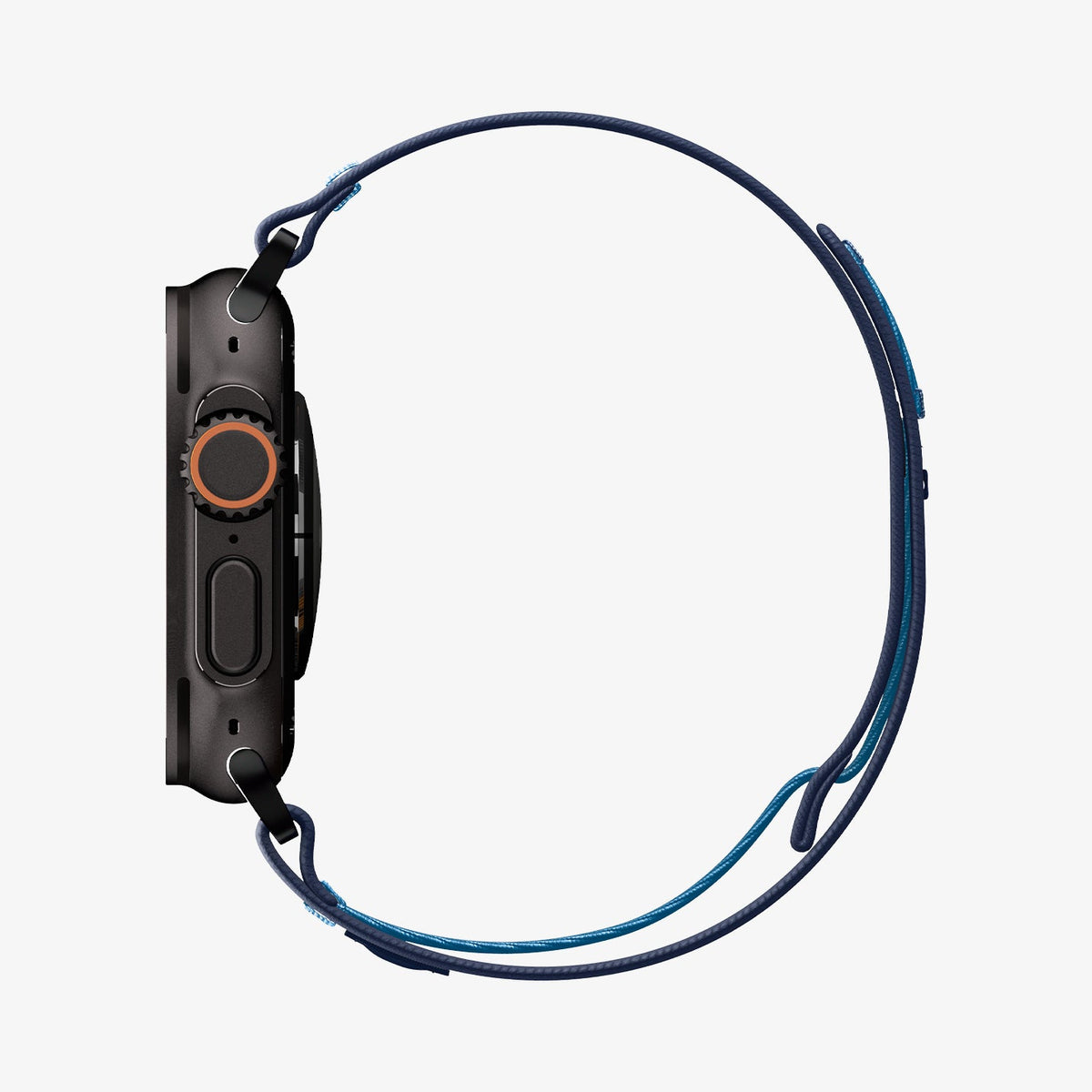 Active Navy Blue Spigen Athlex Air 2 Apple Watch band product and feature view 11