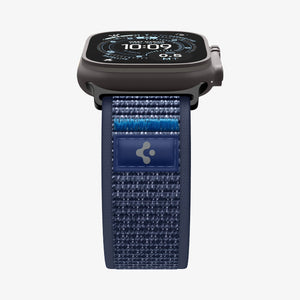 Active Navy Blue Spigen Athlex Air 2 Apple Watch band product and feature view 9