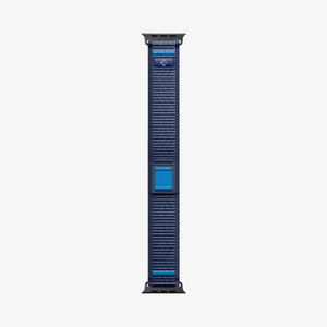 Active Navy Blue Spigen Athlex Air 2 Apple Watch band product and feature view 2