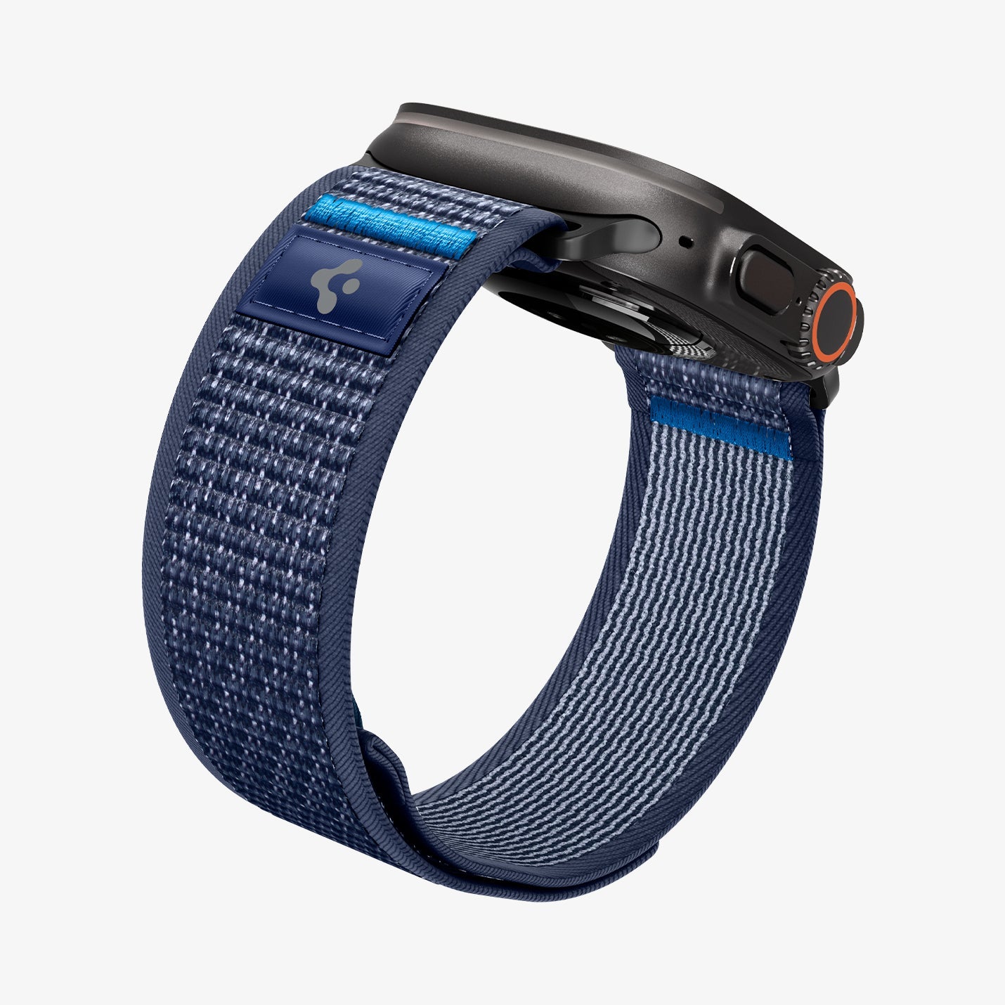 Active Navy Blue Spigen Athlex Air 2 Apple Watch band product and feature view 6