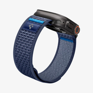 Active Navy Blue Spigen Athlex Air 2 Apple Watch band product and feature view 6