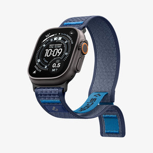 Active Navy Blue Spigen Athlex Air 2 Apple Watch band product and feature view 4