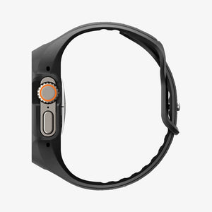 ACS05463 - Apple Watch Ultra Series (49mm) Case Liquid Air Pro in black showing the side
