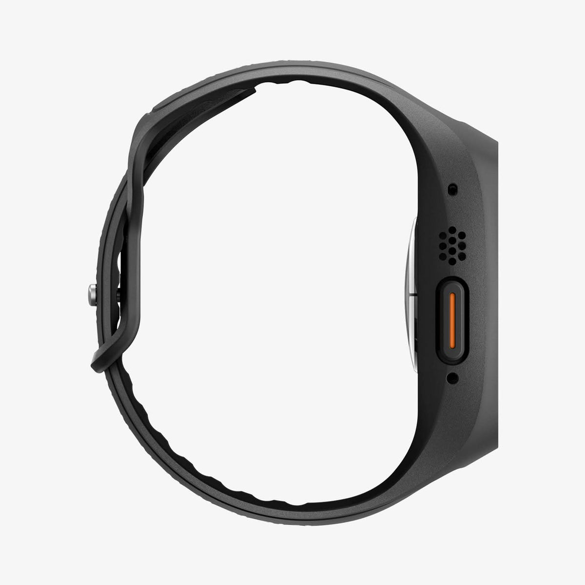 ACS05463 - Apple Watch Ultra Series (49mm) Case Liquid Air Pro in black showing the side