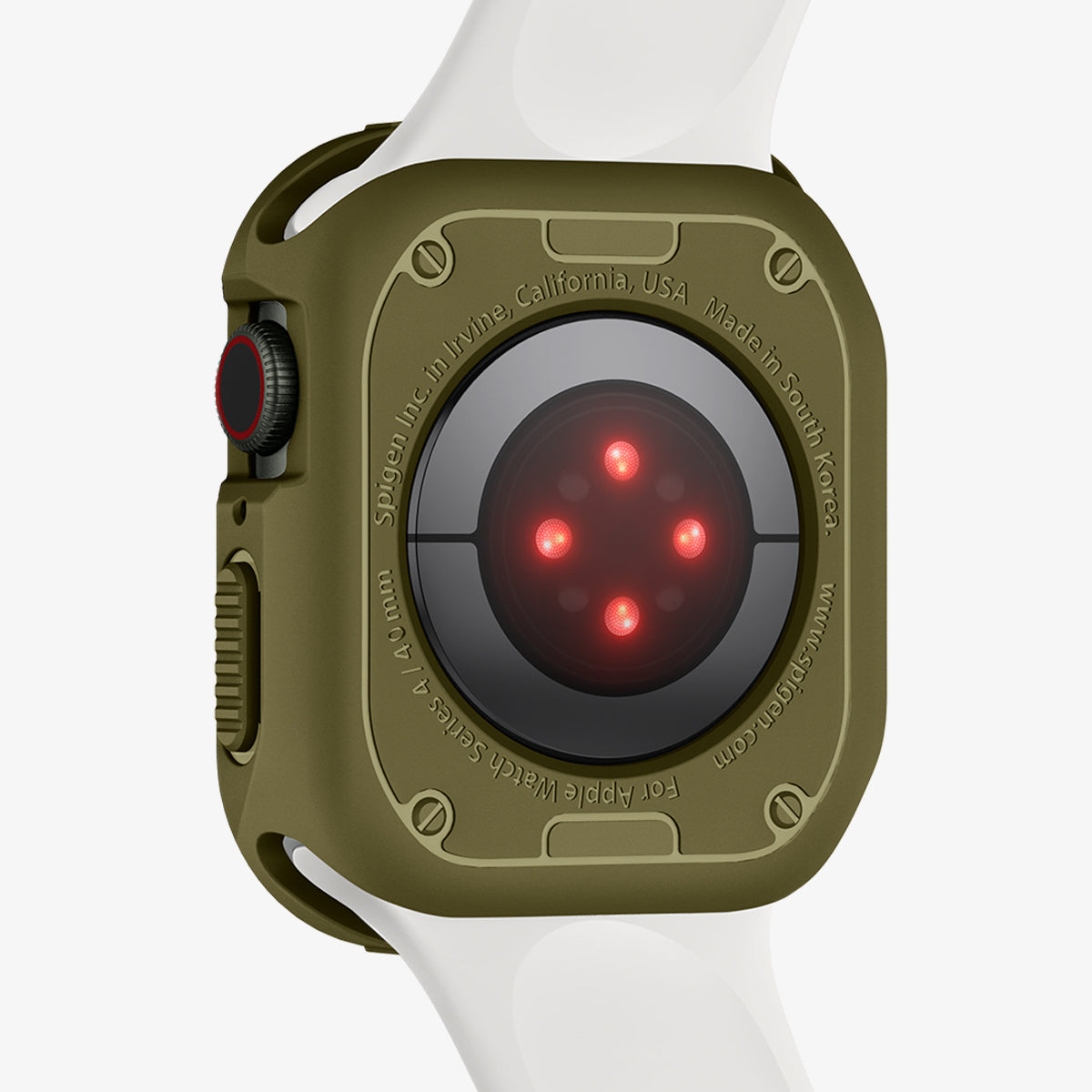Spigen Apple Watch 41mm/40mm Rugged Armor case - Military Green - image 4