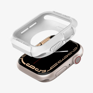 Spigen Apple Watch 41mm/40mm Rugged Armor case - White - image 6