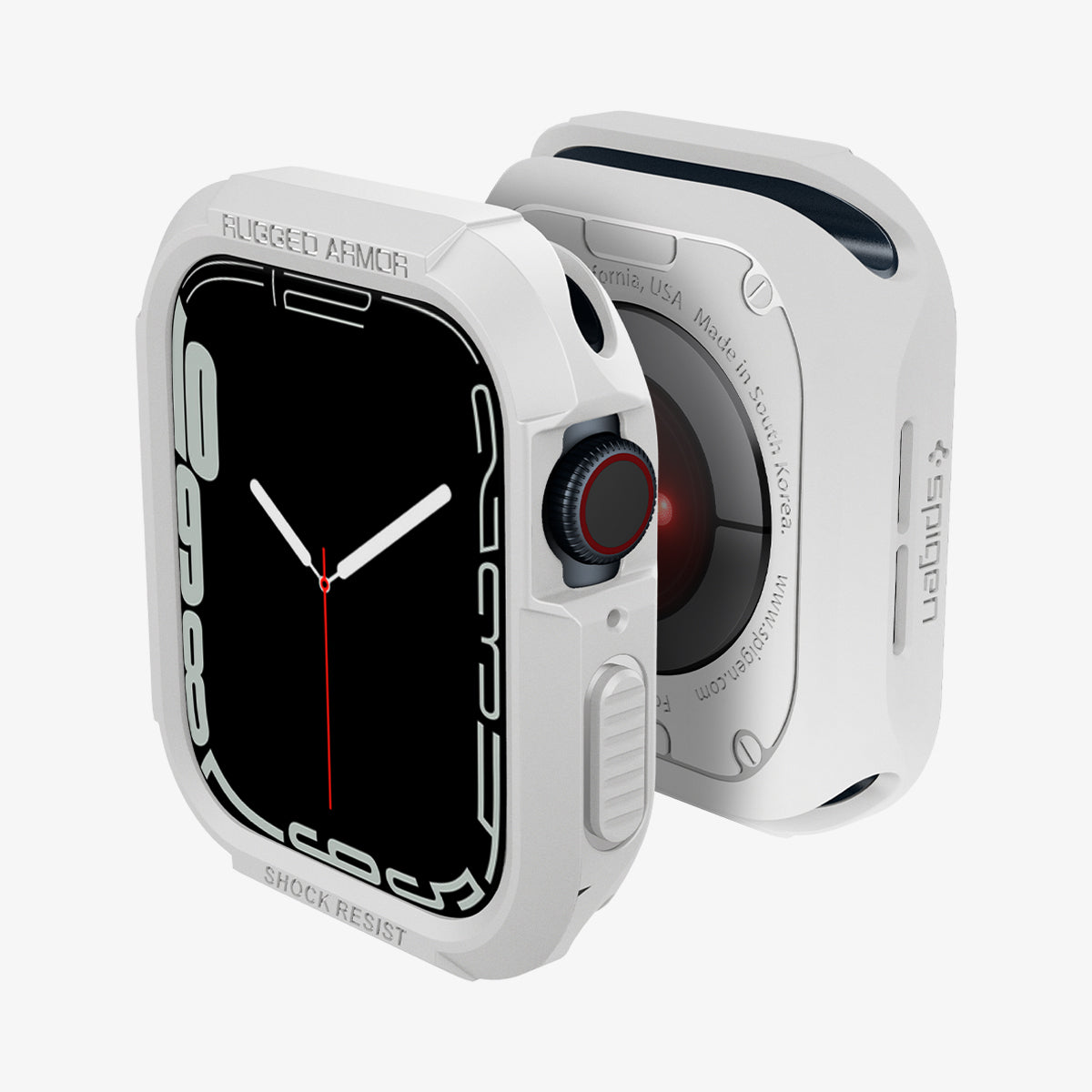 Spigen Apple Watch 41mm/40mm Rugged Armor case - White - image 7