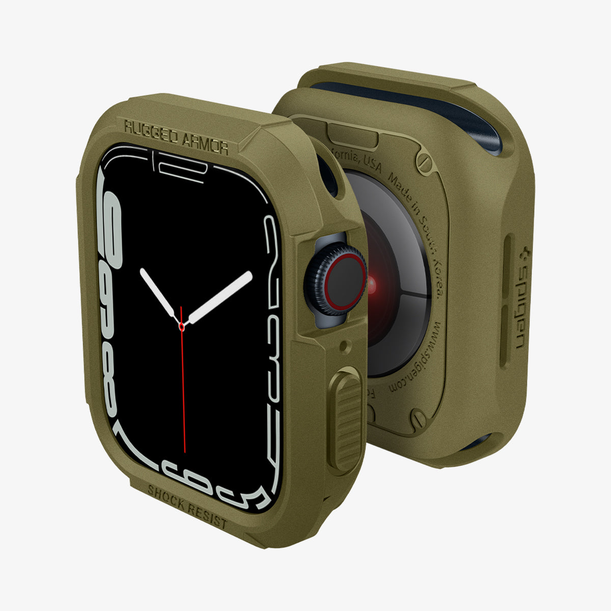 ACS05456 - Apple Watch Series (Apple Watch (49mm)) in matte black showing the front