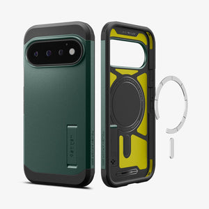 Spigen Tough Armor MagFit Case for Pixel 11 Pro - Abyss Green - image 4