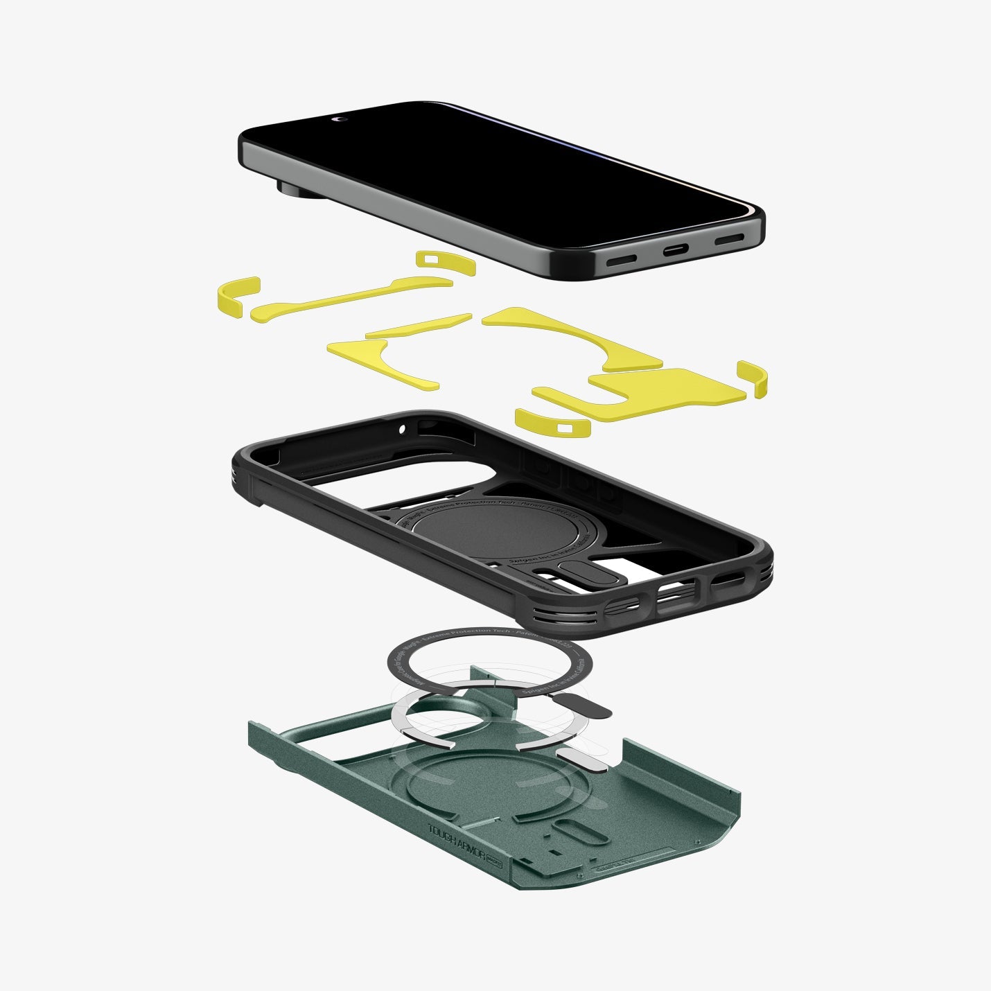 Spigen Tough Armor MagFit Case for Pixel 11 Pro XL - Abyss Green - image 5