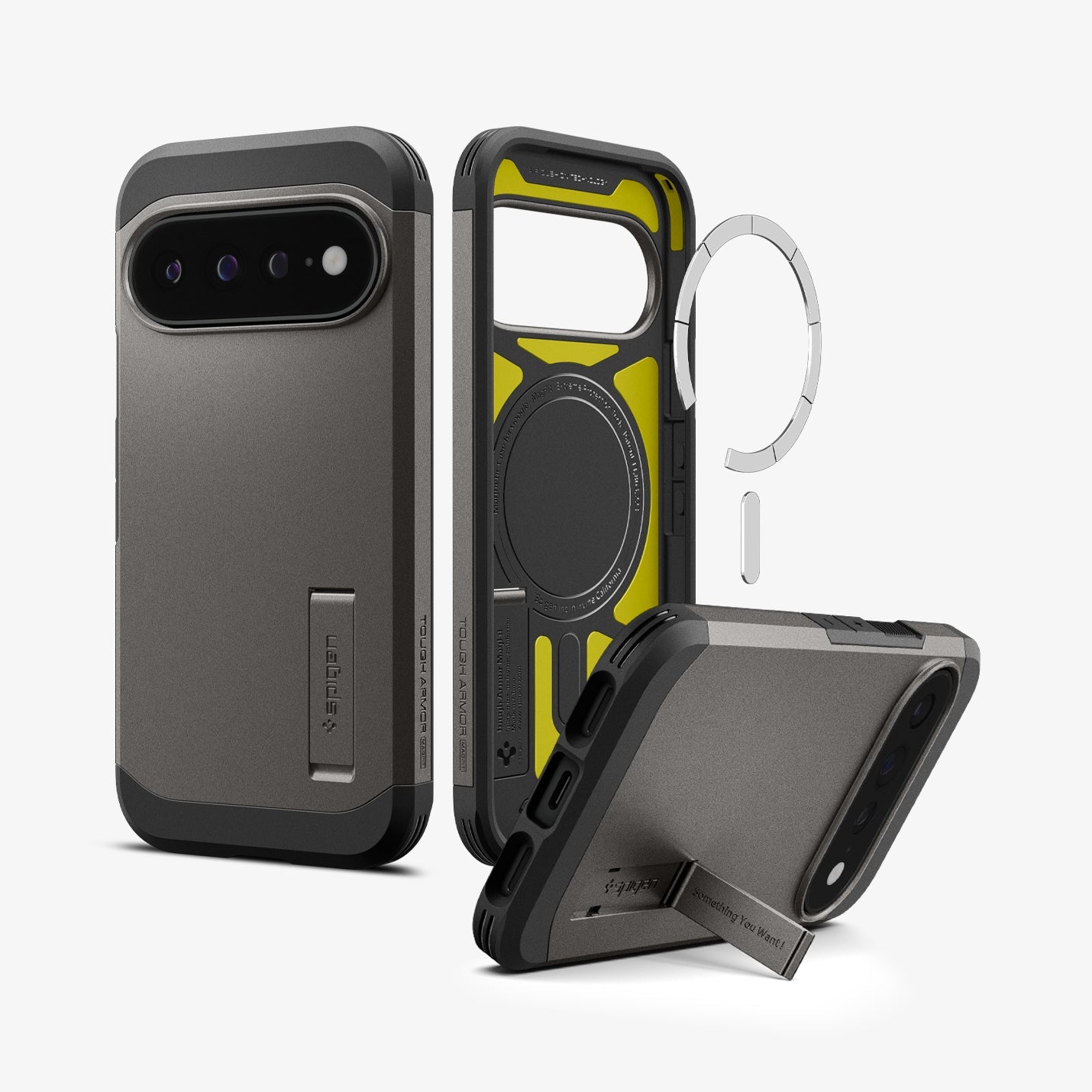 Spigen Tough Armor MagFit Case for Pixel 11 Pro XL - Gunmetal - image 2
