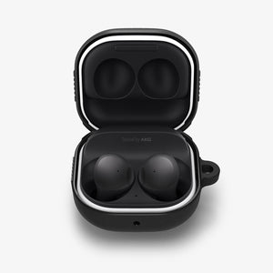 ASD01276 - Galaxy Buds 2 Pro / 2 / Pro / Live Case Rugged Armor in matte black showing the top