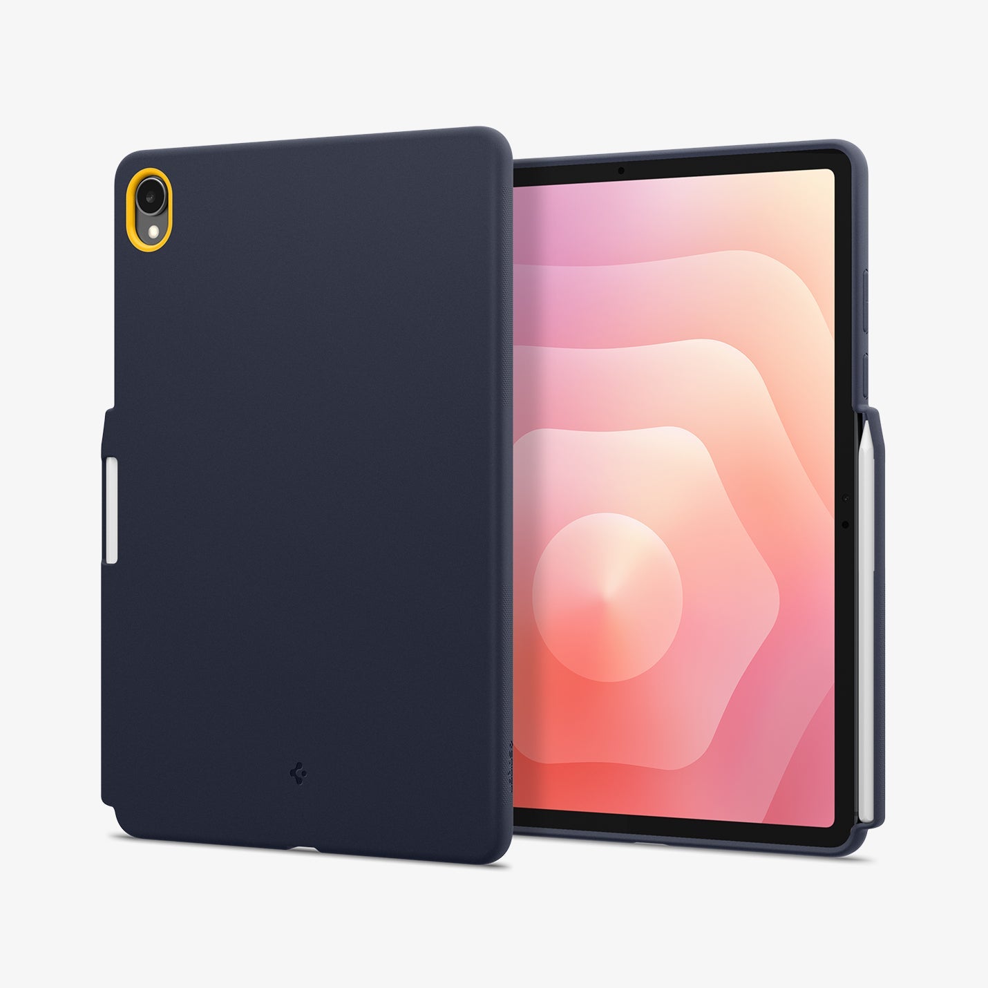 Galaxy Tab S11 Nano Pop Blueberry Navy case front and rear views